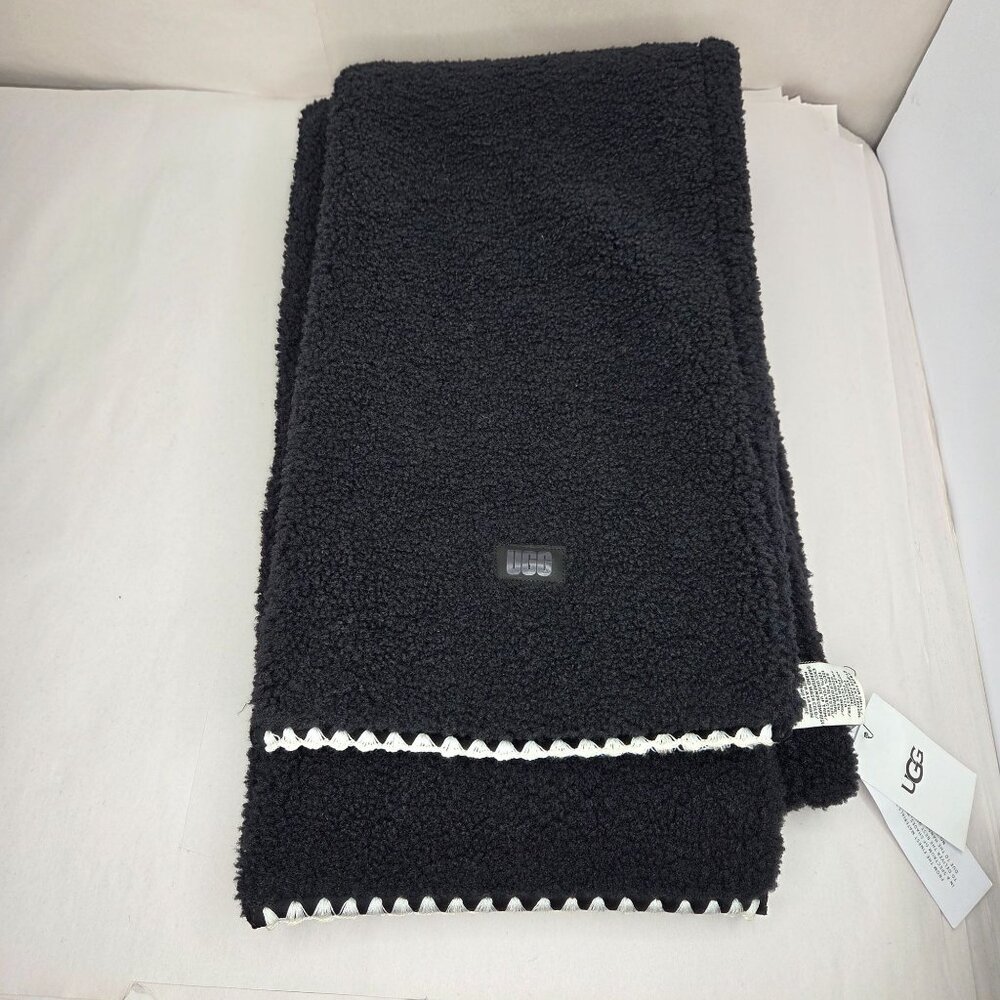 UGG Black and White Scarf